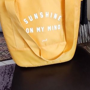 2 NWT Beach Cooler Shoulder Bags by Pink -Banana Color insulated & 1 organizer